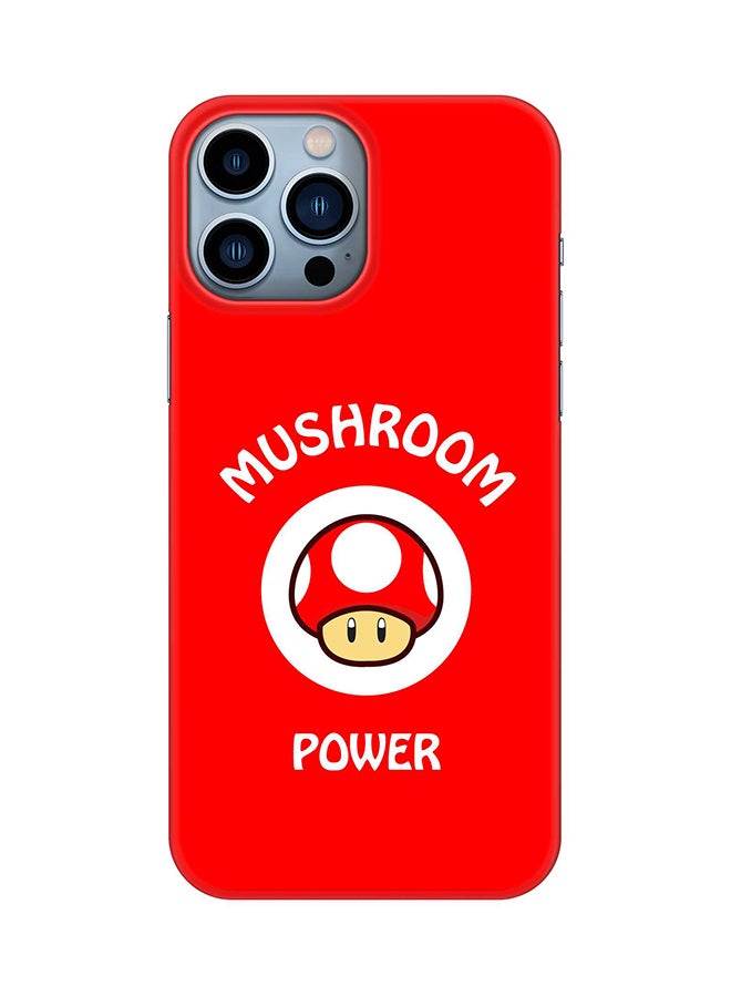 Stylizedd Case for Apple iPhone 14 Pro Max Slim Snap Classic Series Mobile Cover Hard PC Shield Matte Finish Print - Mushroom Power