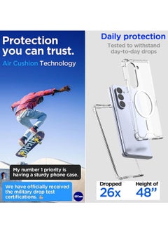 Houmt Samsung Galaxy Z Fold 5 Magnetic Case Support Wireless Charging Hard PC Shockproof Protection Anti Scratch Protective Case Cover for Galaxy Z Fold 5  - Image 3