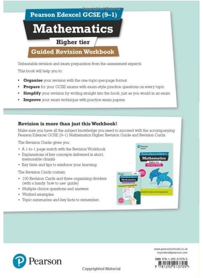 Pearson REVISE Edexcel GCSE (9-1) Maths Higher Guided Revision Workbook: for home learning, 2022 and 2023 assessments and exams  - Image 2