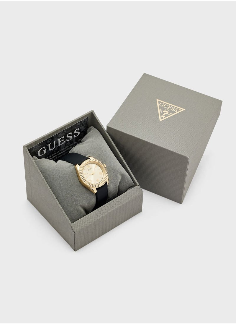 GUESS Mini Luna Silicone Strap Analog Watch  - Image 5