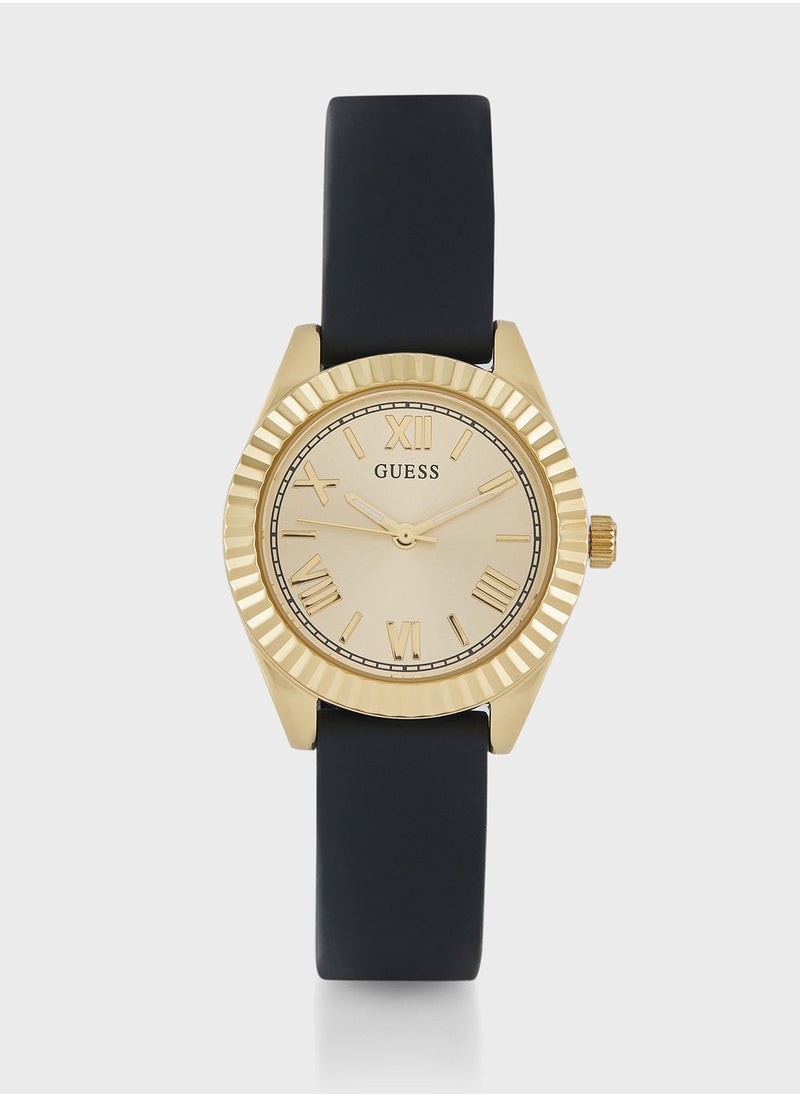 GUESS Mini Luna Silicone Strap Analog Watch  - Image 1