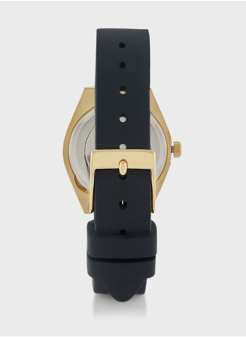 GUESS Mini Luna Silicone Strap Analog Watch  - Image 4