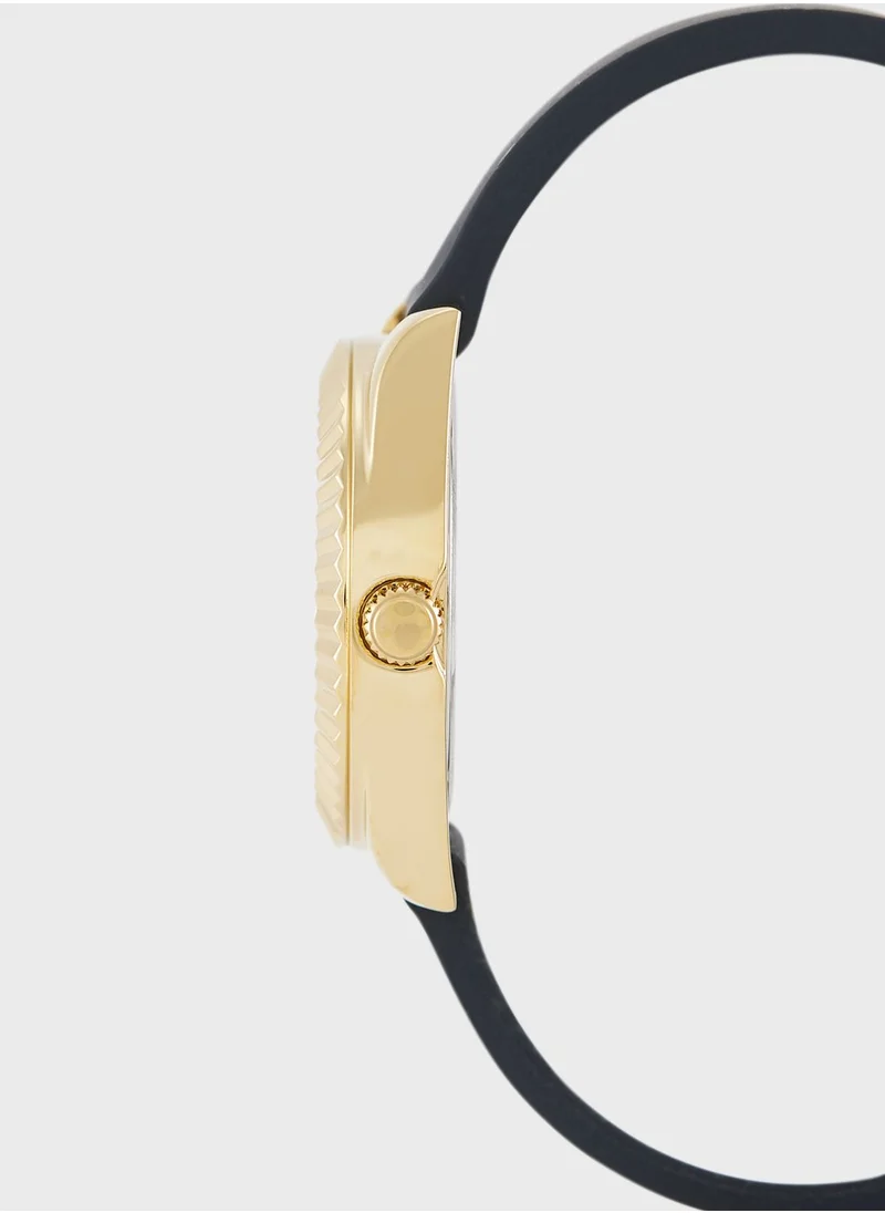 GUESS Mini Luna Silicone Strap Analog Watch