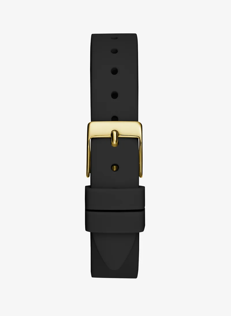 GUESS Mini Luna Silicone Strap Analog Watch