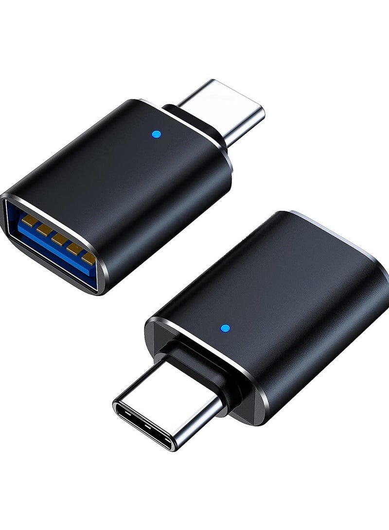 Hugifts USB C to USB Adapter 3.0, OTG Converter for Macbook Pro Laptop Ipad Air - Image 1