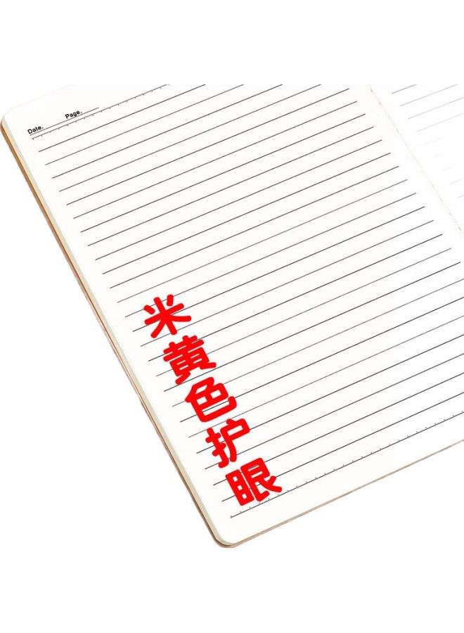 Bojiao Primary School Exercise Book 16K Homework Composition Subject Notebook Middle School Practice Book Cowhide Paper Large Size Sewing Book Mathematics Book (5-Pack) - Image 2