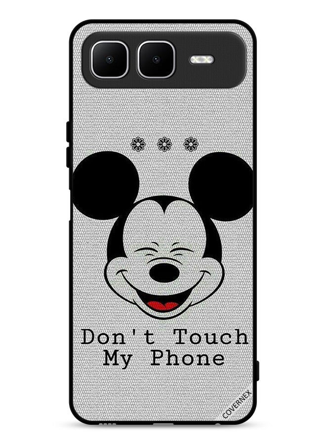 Covernex Infinix Smart 10 Plus Protective Case Cover Don't Touch My Phone Mickey
