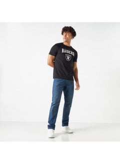 SP Characters The Las Vegas Raiders Print Crew Neck T-shirt with Short Sleeves  - Image 3