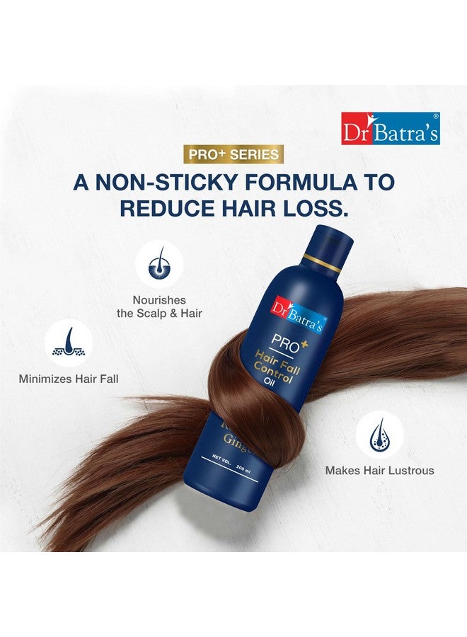 Dr Batra's Pro Hair Fall Control Oil, Scalp Nourishment, Enriched With Ginsend & Rosemary Extracts, Healthy Hair, Suitable For All, Best For Men & Women (200Ml) - Image 5