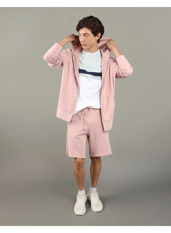 American Eagle هودي بسحاب مزخرف بشعار AE من القماش المصنوع من الصوف  - Image 1