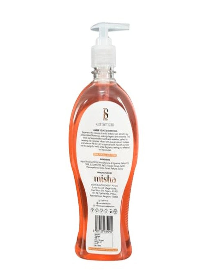 BSEEN FRUISER B SEEN Amber Velvet Shower Gel For Unisex Above 18 Years (Size : 500 ML) - Image 5
