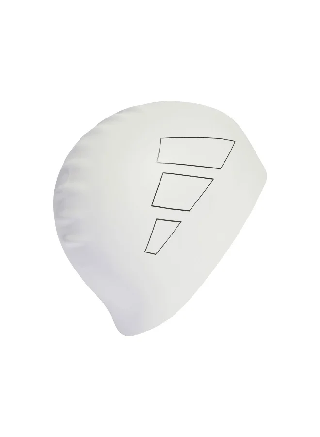 Adidas Adult Logo Cap White Swim Swimming Cap (Hw) For Unisex 1 Size