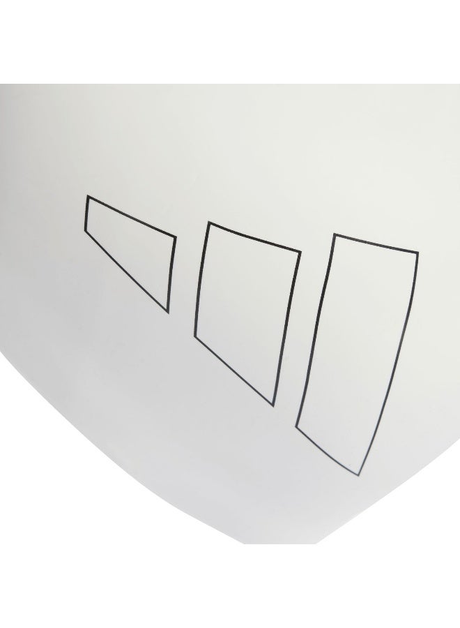 Adidas Adult Logo Cap White Swim Swimming Cap (Hw) For Unisex 1 Size  - Image 4
