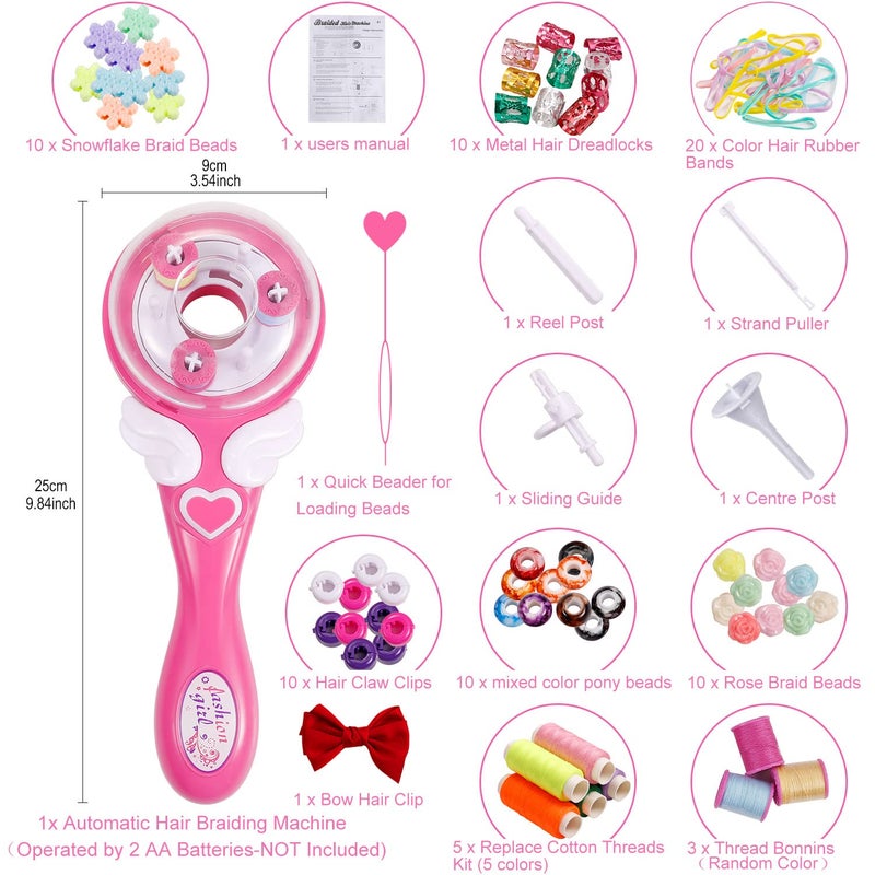 Oradrem Automatic Hair Braider Decoration Easy Styling DIY Tool Electric Hairstyle Tool Gifts Beauty Fashion Salon Toy Kits For Teen Girls - Image 3