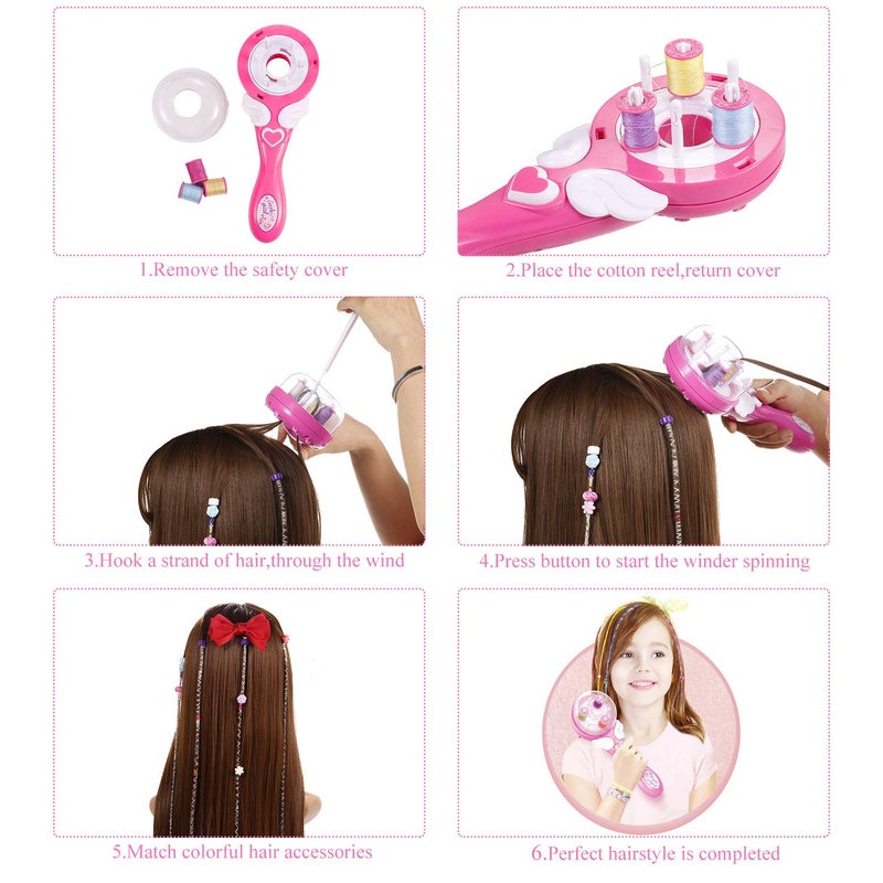 Oradrem Automatic Hair Braider Decoration Easy Styling DIY Tool Electric Hairstyle Tool Gifts Beauty Fashion Salon Toy Kits For Teen Girls - Image 4