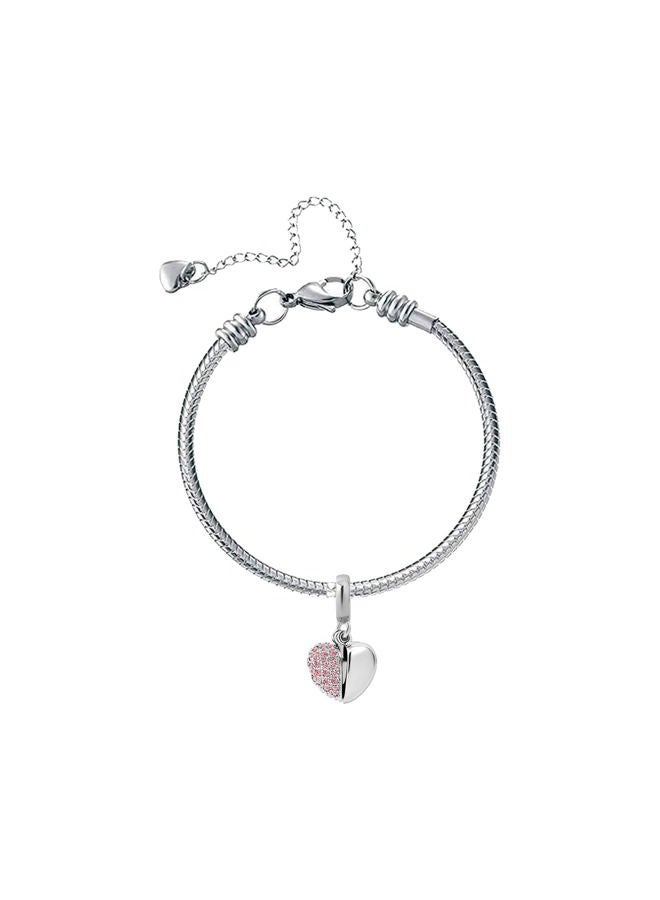 KunBead Auntie Aunt Love Openable Heart Birthstone Dangle Charms Compatible with Pandora Bracelet Necklace Birthday Jewelry Gifts for Women, Copper, No Gemstone - Image 5