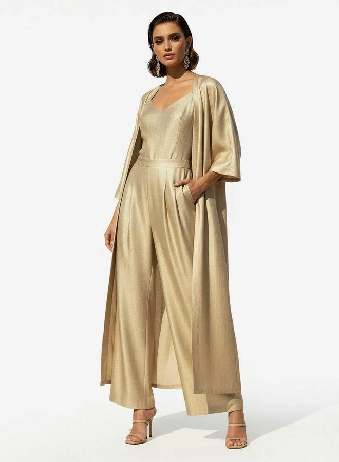 Iconic  Iconic Pleated Wide Leg Pants for Women | Best Price UAE