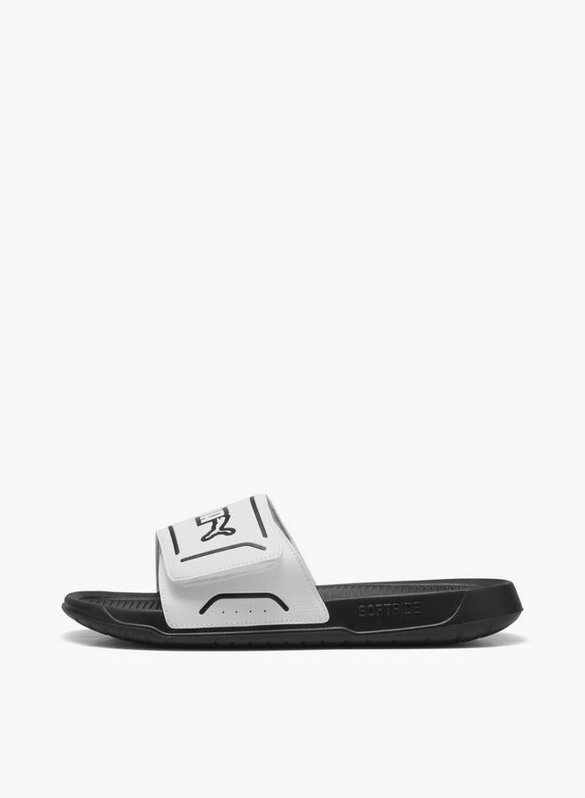 Puma Men Royalcat Comfort 2 Logo Print Slides - Image 3