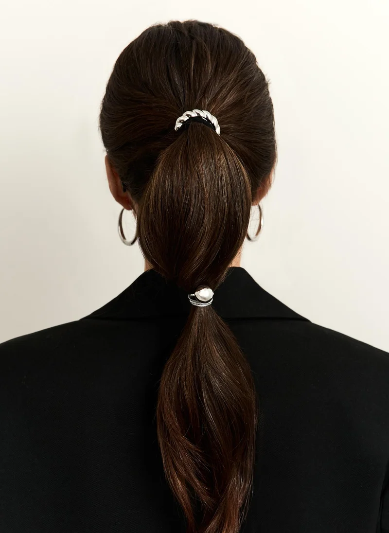 Lichi  Scrunchie with a ball decoration for Women | Best Price UAE