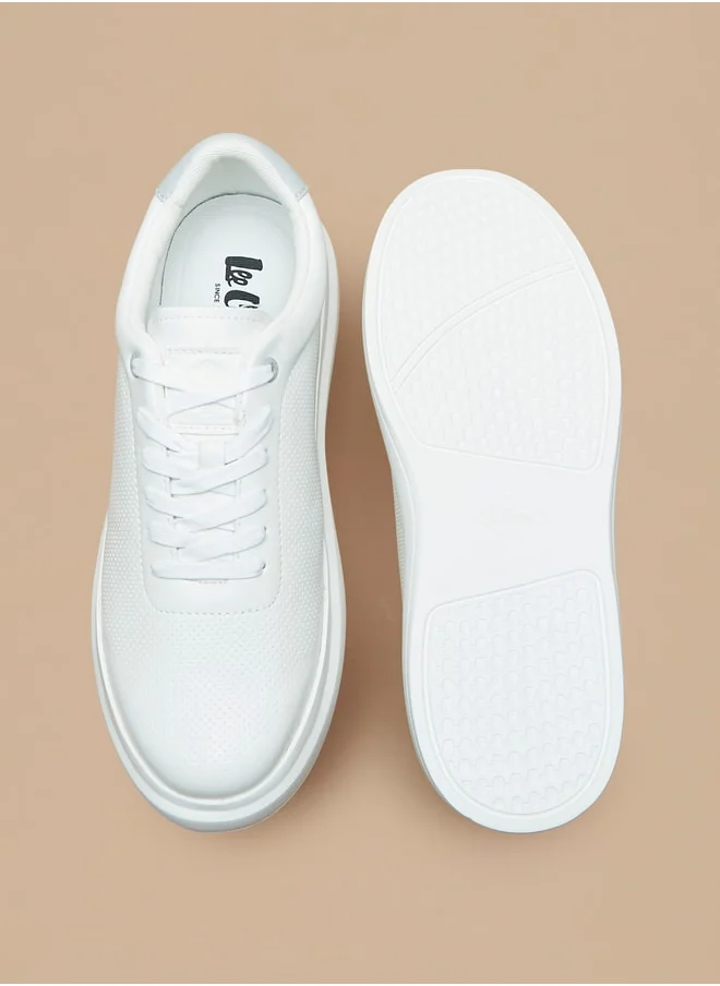 Lee Cooper Men's Textured Lace-Up Sneakers