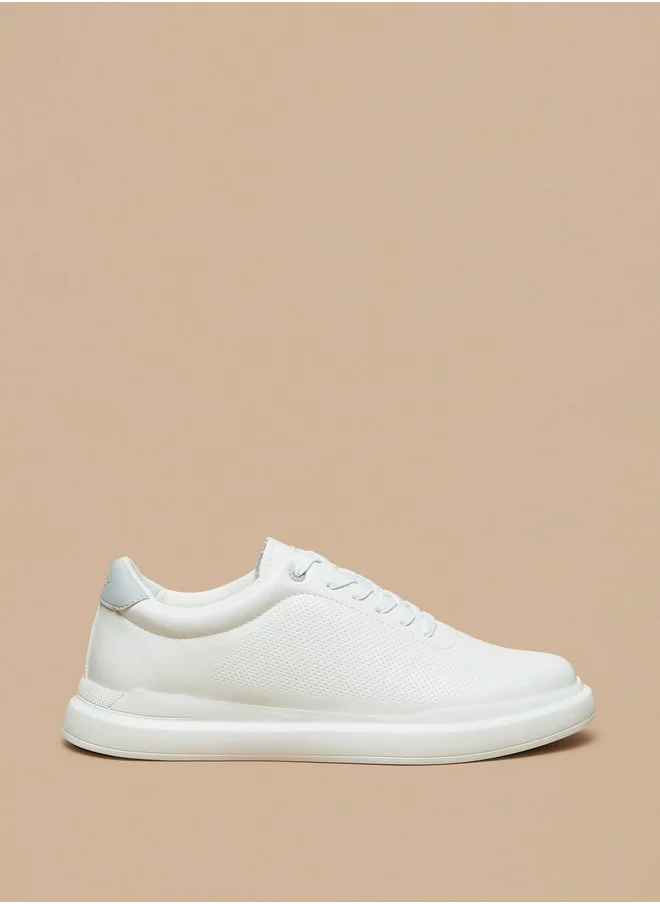 Lee Cooper Men's Textured Lace-Up Sneakers