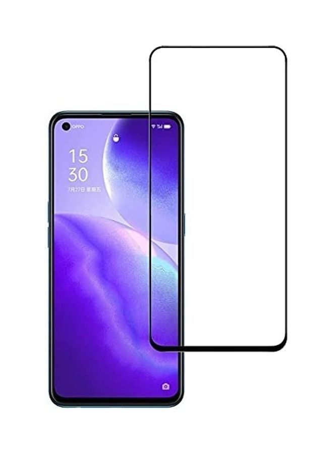 Tempered Glass Screen Protector For Oppo Reno5 / Reno5 Z 5G Black/Clear - Image 1