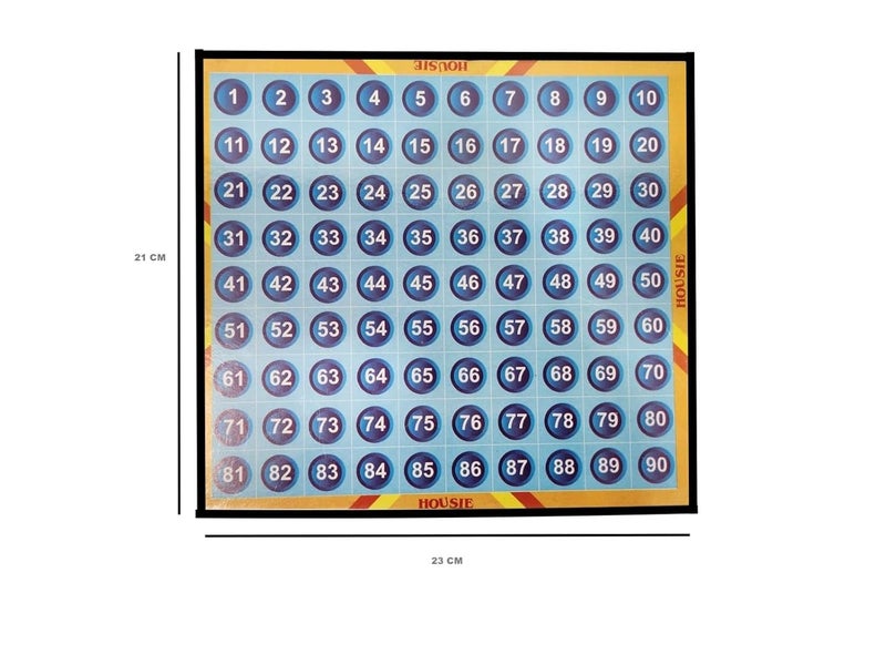 Braintastic Portable Tambola Board Game with 600 Different Tickets for All Age Groups (Medium Size) - Image 2