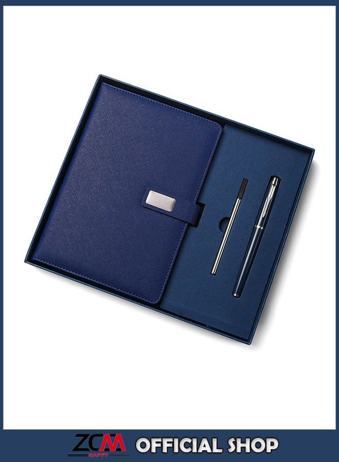 ZCM-HAPPY Premium Notebooks and Diaries Gift Box Set with Notepads Premium Ballpoint Pens Signature Pens Journal Notebook Writing Pads Custom Notebooks Professional Notepad - Image 1
