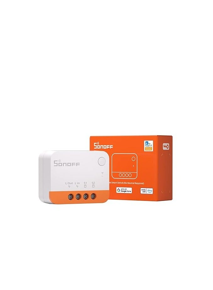 SONOFF SONOFF ZBMINIL2 Extreme Zigbee Smart Light Switch (2 Way), Works with TAlexa, SmartThings Hub, Google Home&SONOFF ZBBridge-P, ZigBee Hub Required, No Neutral Required  - Image 1