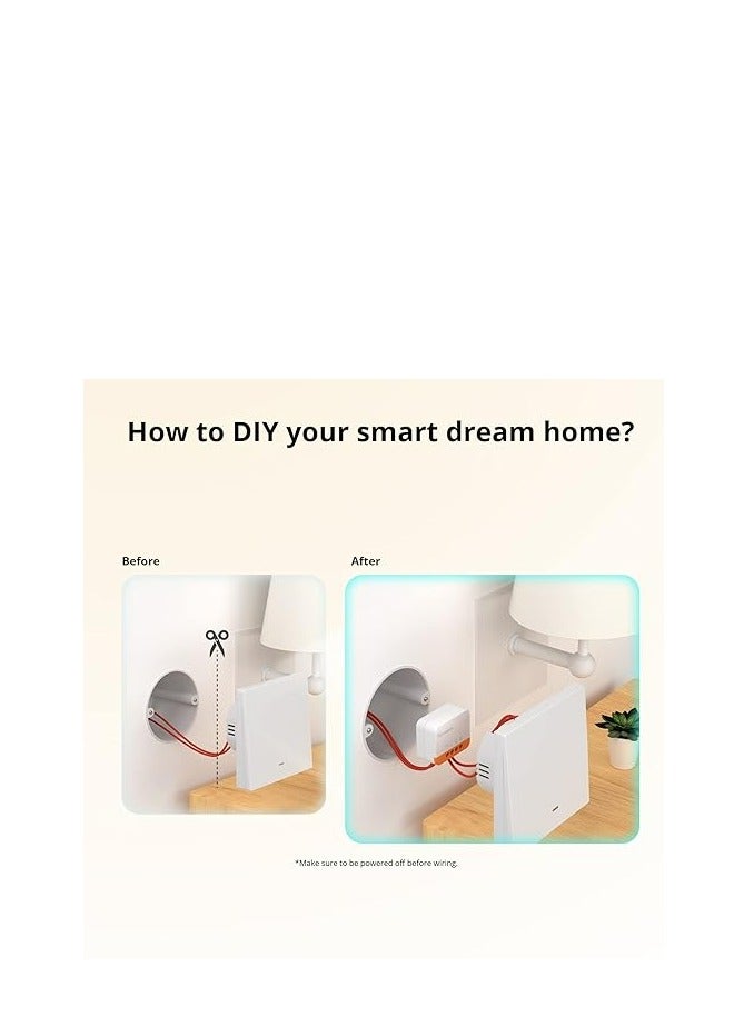 SONOFF SONOFF ZBMINIL2 Extreme Zigbee Smart Light Switch (2 Way), Works with TAlexa, SmartThings Hub, Google Home&SONOFF ZBBridge-P, ZigBee Hub Required, No Neutral Required  - Image 2
