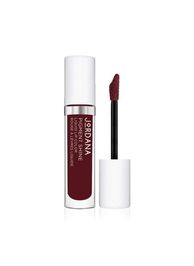 JORDANA - Pigment Shine Liquid Lip Color 08 Plumtastic - Image 1