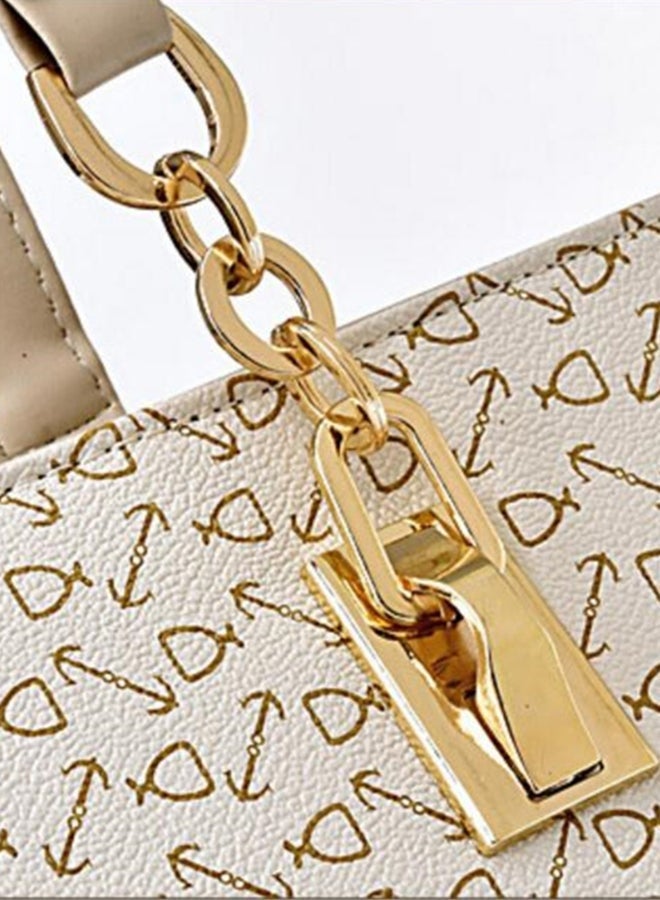 Arabest Set Of 5 Tote Bag Beige  - Image 4