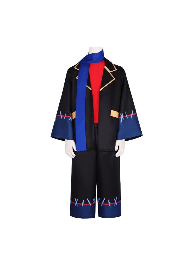 NIBEMINENT Overcoat, trousers, scarf, men's Halloween costume - Image 1