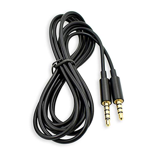 GGZZ Replacement Astro A10 Cable A40 Cord 3.5mm Upgrade Metal Plug Audio Aux Cables Compatible with Astro A10 A40 A30 A50 Gaming Headset to Xbox One PS4 PC Gaming MixAmp (No Mute and Volume Controls) - Image 1