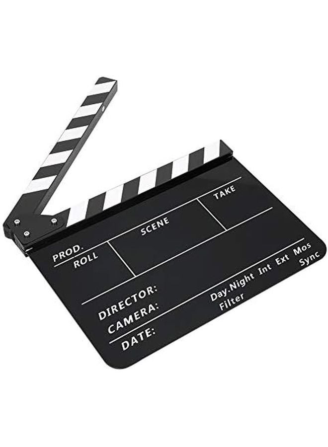 White Striped Film Clapperboard Clear Sound for Video Production Editing Role Playing - Image 4