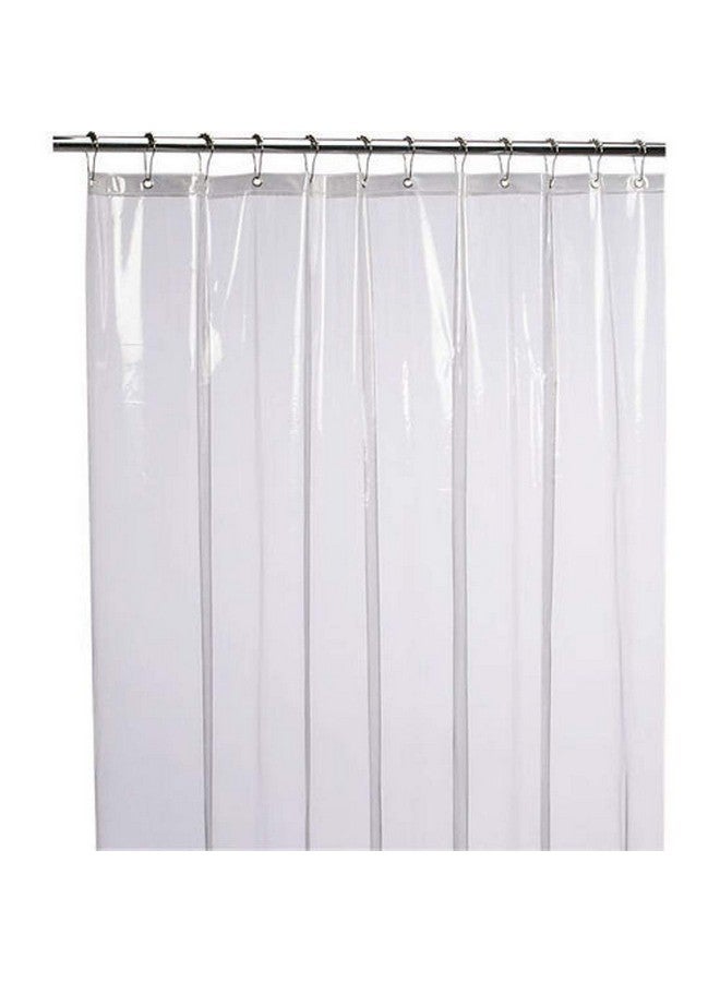 Kuber Industries PVC 1 Piece Plain 1 MM Shower AC Door Curtain 9 Feet (Transparent) (F_26_KUBMART016891) - Image 3