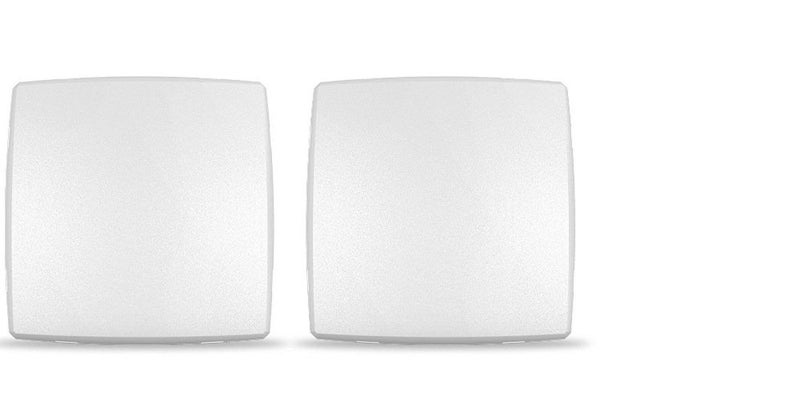 PUFFIN Squares Ceiling Light White 15 Watts Plastic - Image 1