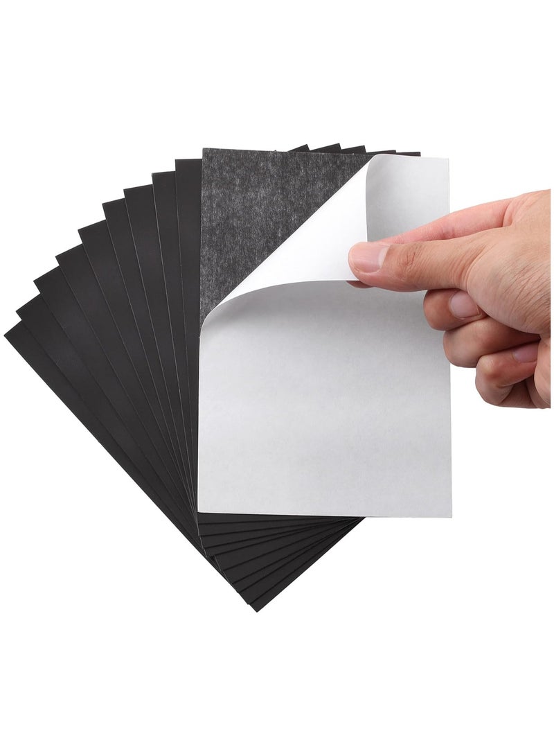 Generic Adhesive Magnetic Sheets,6" x 4", Magnetic Sheets with Adhesive Backing, Magnetic Sheets, Picture Magnets, Flexible Magnetic Sheet, Cuttable Magnetic Sheets.10 Pack  - Image 1