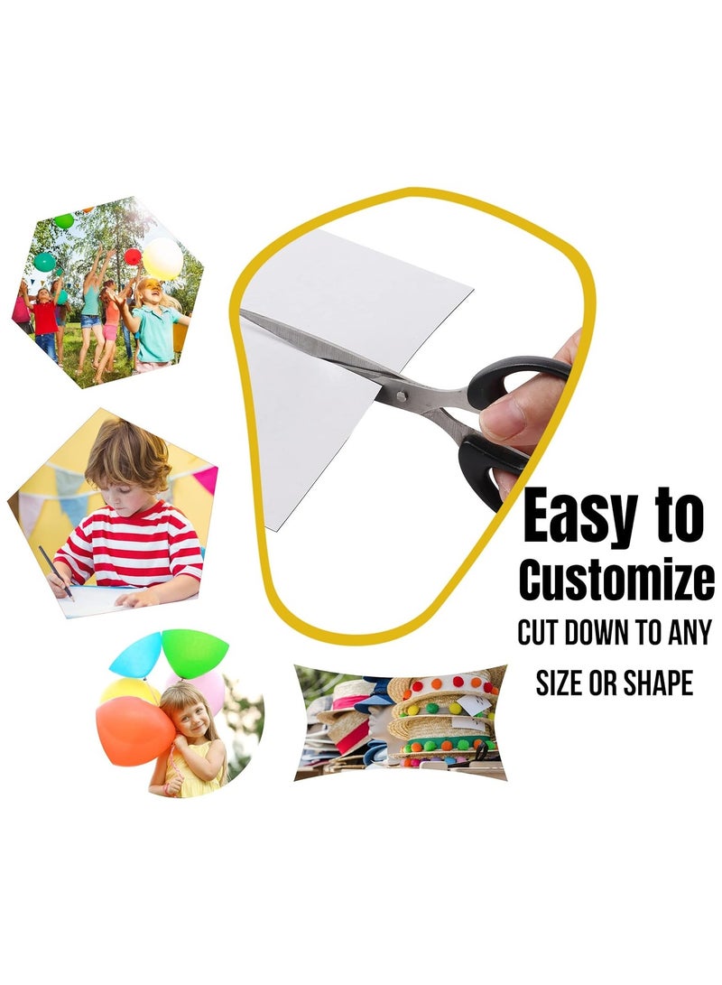 Generic Adhesive Magnetic Sheets,6" x 4", Magnetic Sheets with Adhesive Backing, Magnetic Sheets, Picture Magnets, Flexible Magnetic Sheet, Cuttable Magnetic Sheets.10 Pack  - Image 4