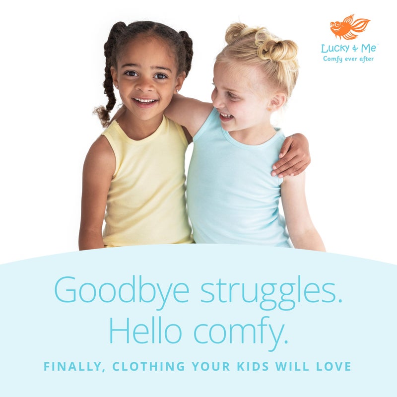 Lucky Me Lucky & Me Ryleigh Girls Bikini | Children's Organic Cotton Tagless Underwear | 7-Pack - Image 5