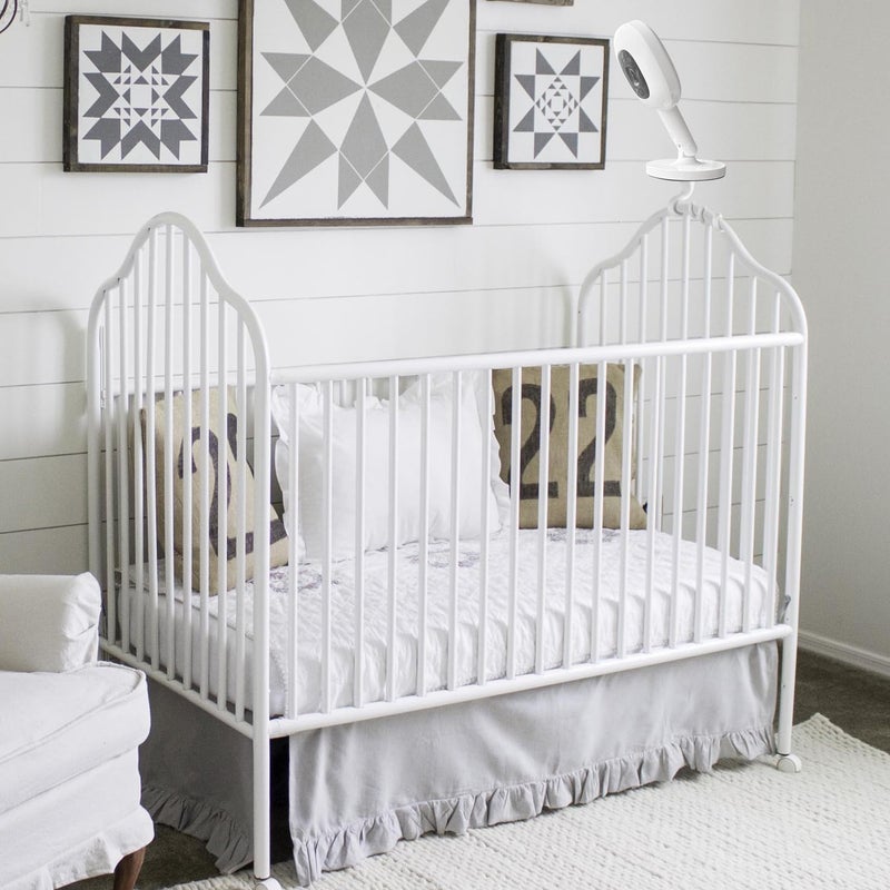 iTODOS Baby Monitor Mount Compatible with Nanit Pro Smart Baby Monitor & Flex Stand, Versatile Twist Mount Without Tools or Wall Damage,Travel Monitor Accessory -White - Image 5