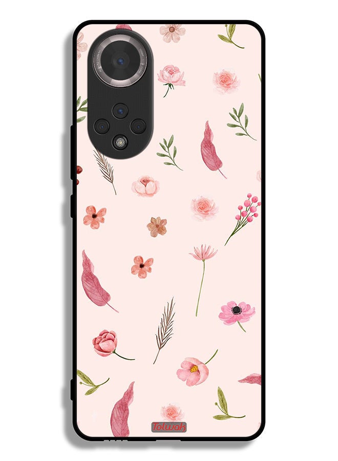 Tolwak Honor 50 Protective Case Cover Leaves And Roses Pattern - Image 2
