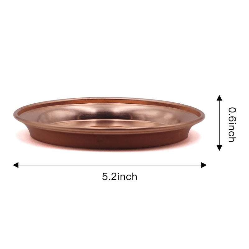 Amitofo Copper Offering Bowl Prayer Ritual Plate Great for Altar,Incense Burner, smudging Bowl, Offering Dish,Candle Trays, Ash Catcher,Jewelry Dish(Twelve Tonstellations) - Image 2