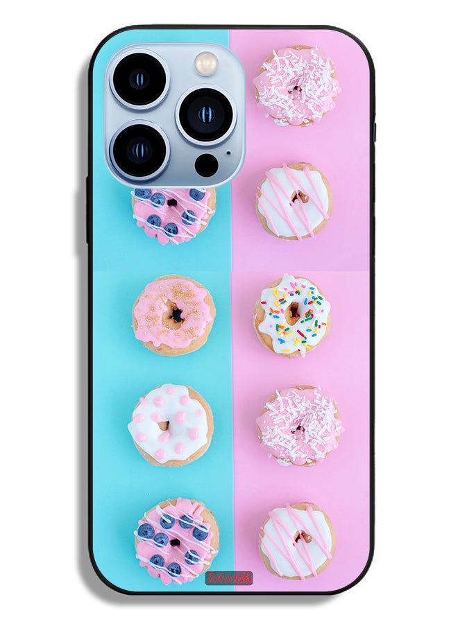 Tolwak Apple iPhone 13 Pro Protective Case Heather Donuts - Image 2