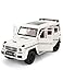LOVEPOSELY 132 Scale Car Model Compatible for Collectible Benz G63 AMG Diecast Toy Vehicle Zinc Alloy Pull Back Toy Car with Sound and Light for Adult Boys Girls 3 4 5 6 7 8White - Image 2