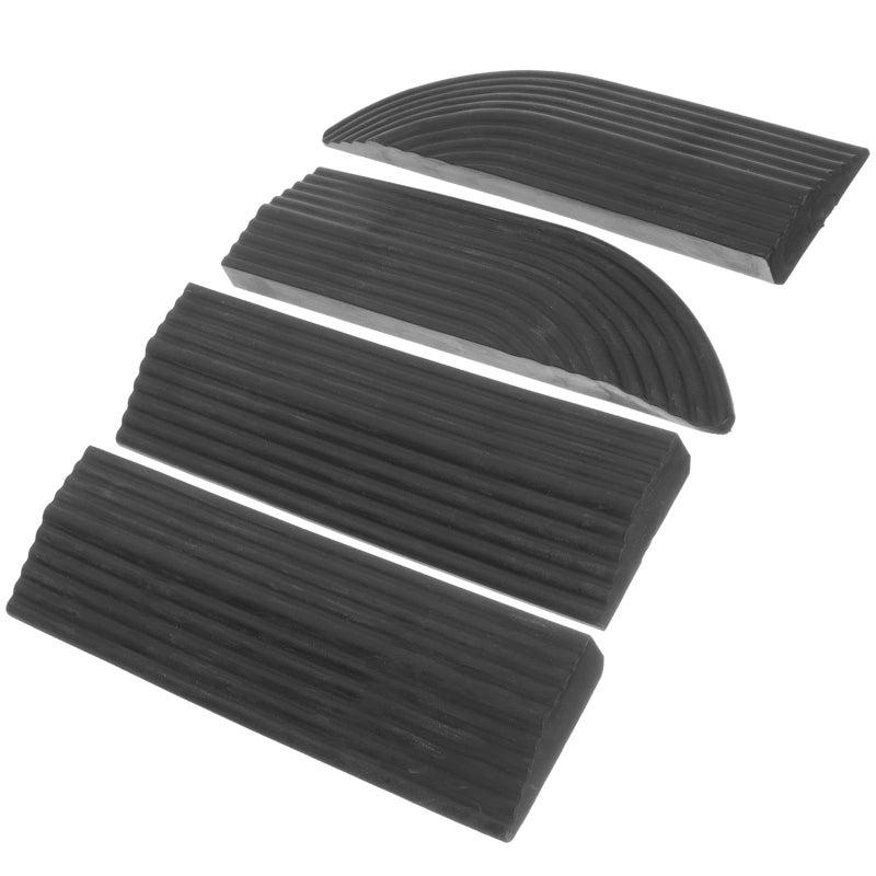 Black Rubber Threshold Ramp Mat for Robot Vacuum Cleaner Home Use - Image 2