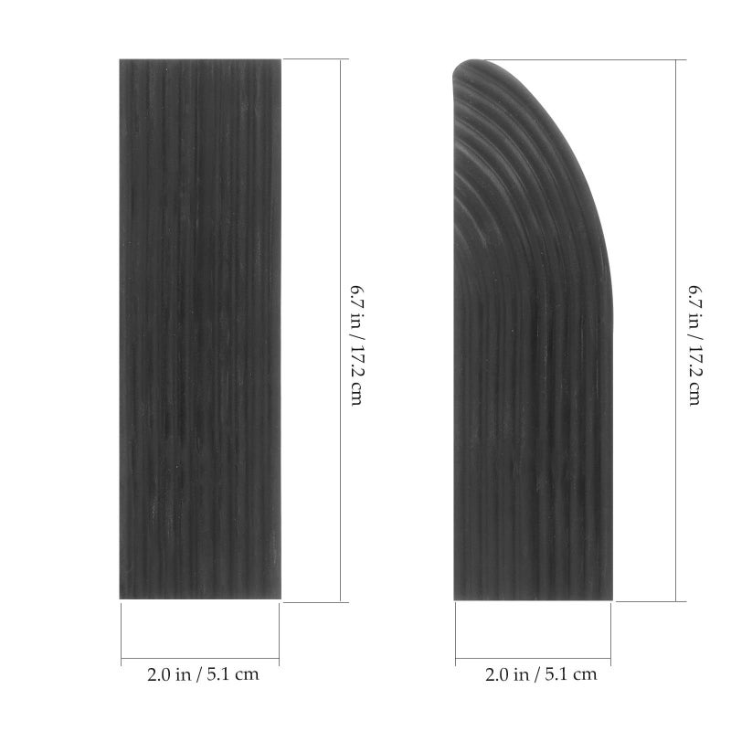 Black Rubber Threshold Ramp Mat for Robot Vacuum Cleaner Home Use - Image 3