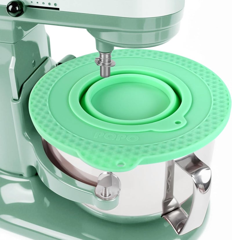 KIDOT Silicone Mixer Bowl Cover Compatible with KitchenAid 6 Quart Bowl-Lift Stand Mixer, Mixer Bowl Lid to Prevent Spilling of Ingredients - Image 1
