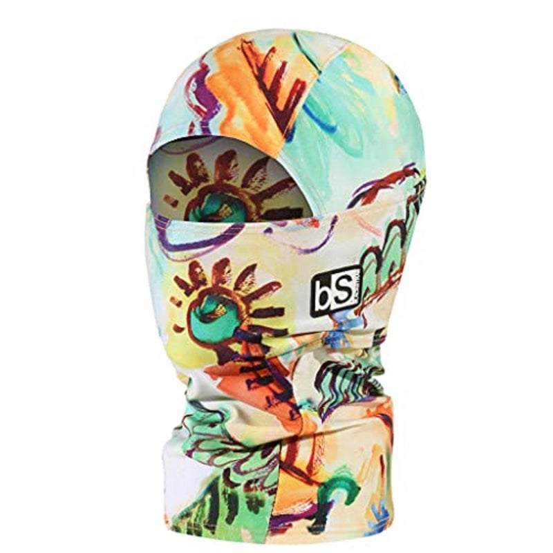 BLACKSTRAP Kids Hood ExoHinge Balaclava Ski Mask Helmet Compatible Keeps Kids Comfortable and Warm Finger Paint