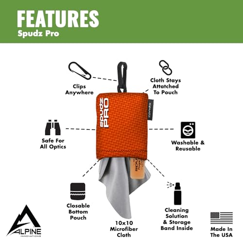 SPUDZ Pro | 10" x 10" Microfiber Cloth Screen & Lens Cleaner w/ 4ml Bottle | - Image 3